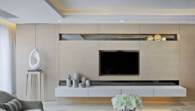 石膏板電視墻效果圖 石膏板電視墻效果圖